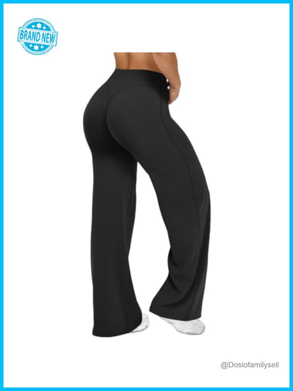 Wide Leg Yoga Pants Straight Leg Legging Gym Workout Pant